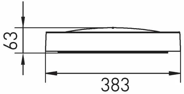 Plafonieră LED SAMER LED/24W/230V 4000K