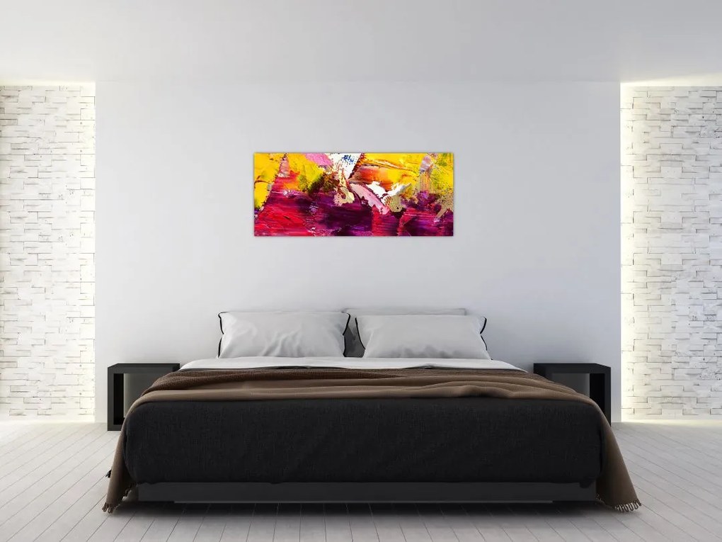 Tablou cu abstracție - pictura (120x50 cm)