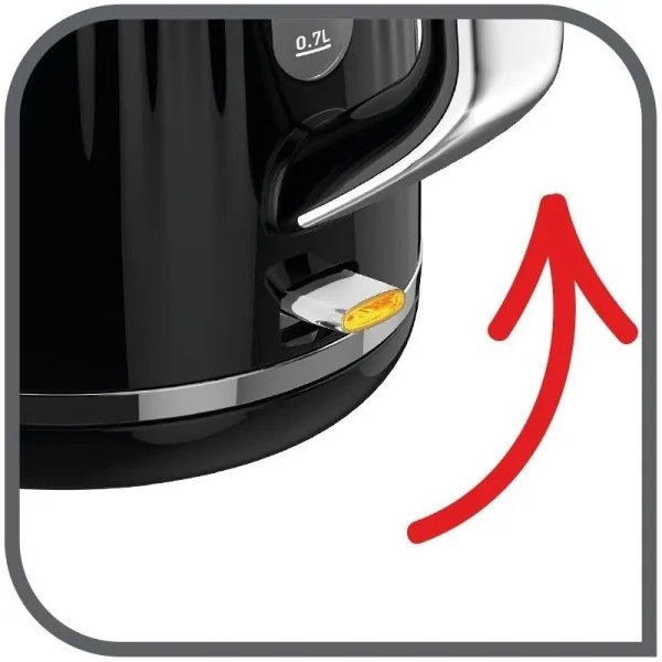 Fierbător de apă LOFT 1,7 l 2400W/230V negru Tefal