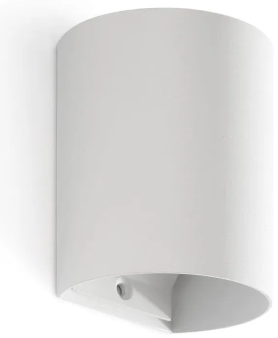 Aplica perete aluminiu alb, 1xGU10, SOLE round