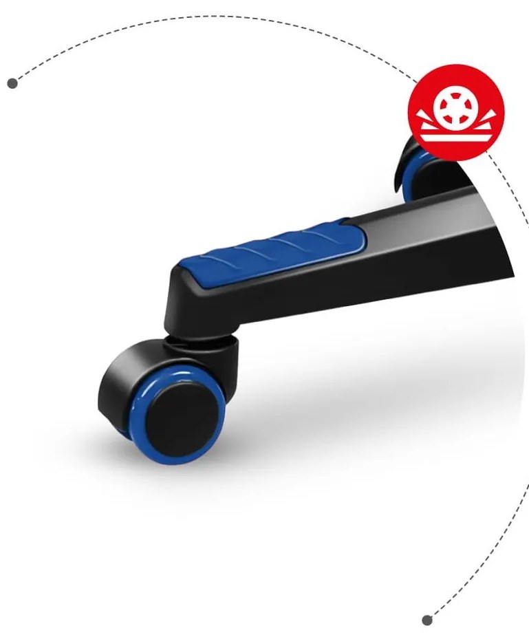 Fotoliu gaming Fusion 2.5 (negru + albastru). 1087463