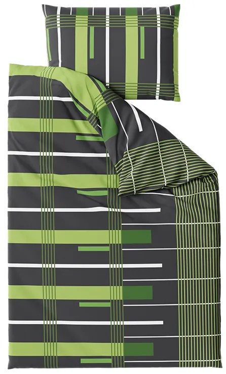 Lenjerie de pat bumbac Futuro verde