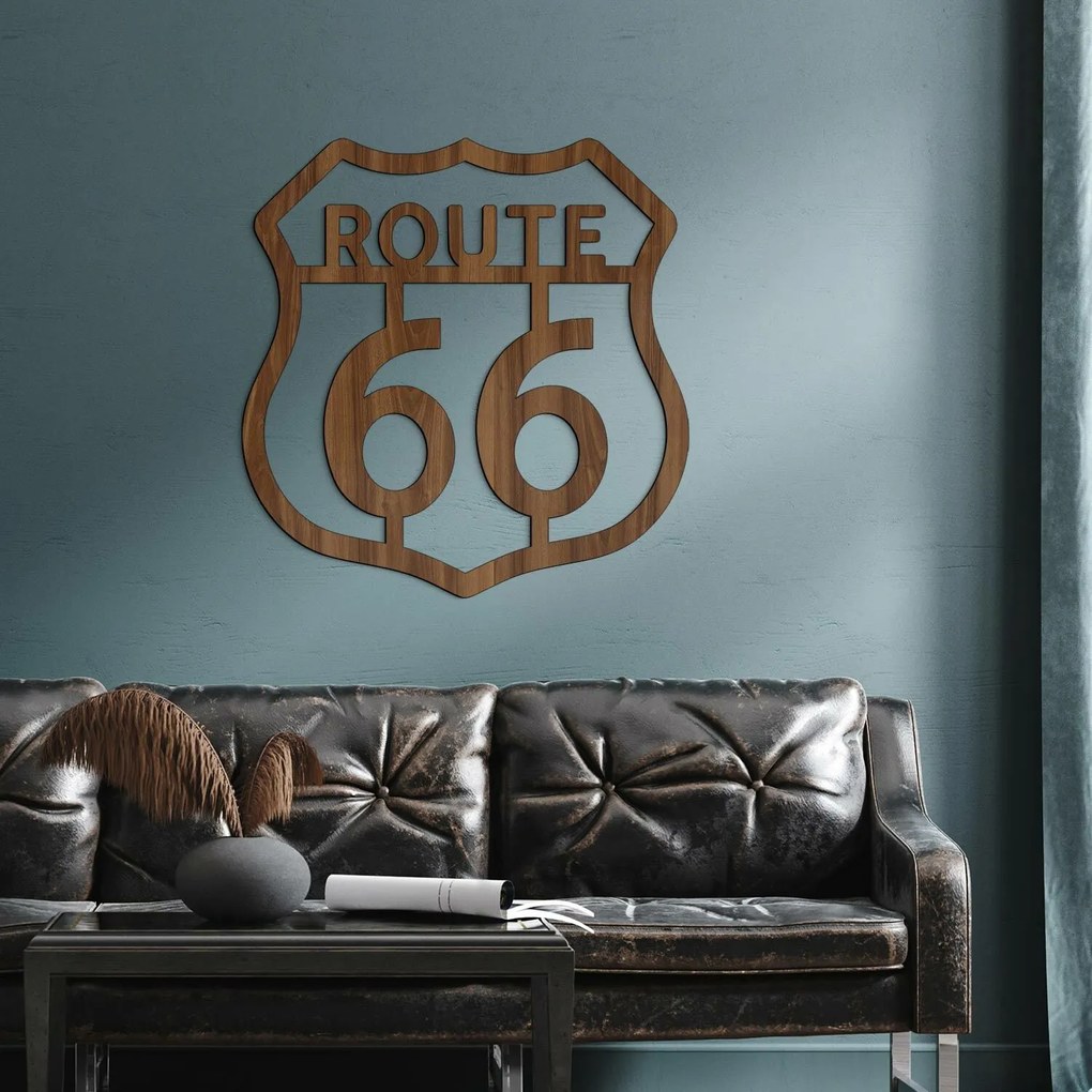 DUBLEZ | Tablou retro pentru perete - Route 66