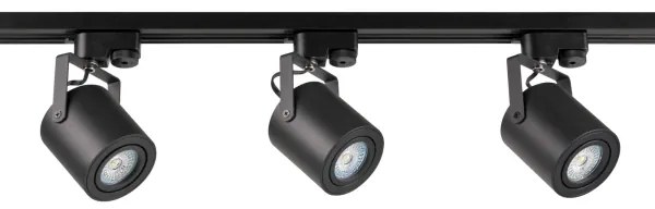 Spot pentru sistem de șină MINOR 3xGU10/10W/230V + 1 m sistem de șină
