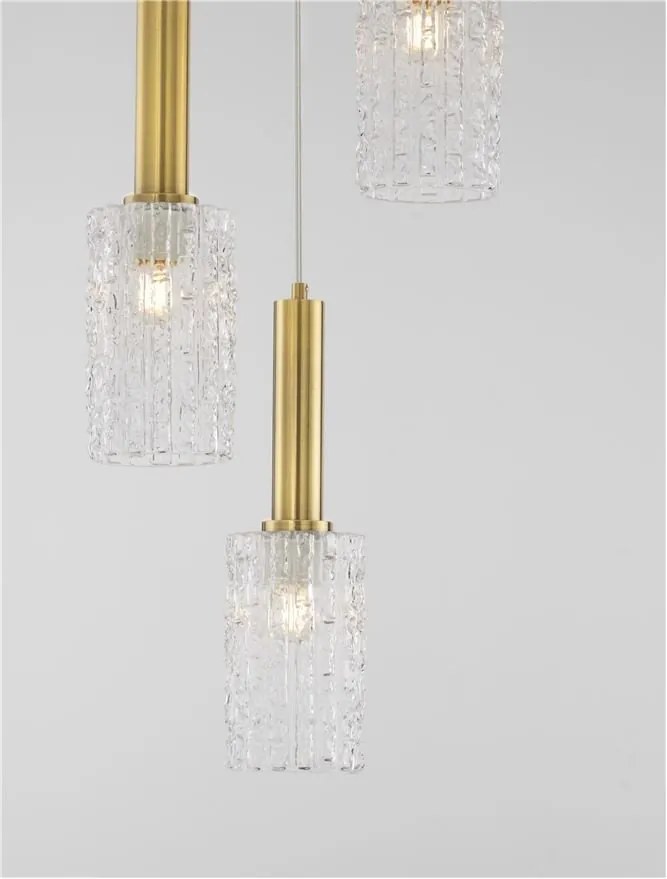 Lustra cu 3 pendule design modern Certa