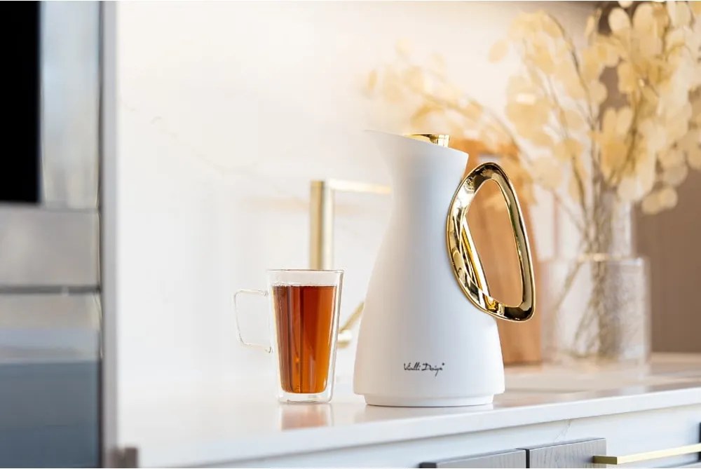 Termos alb/auriu 1 l Alessia – Vialli Design