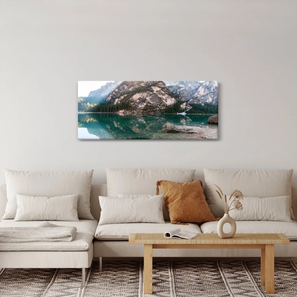 Tablou cu lac montan (120x50 cm)
