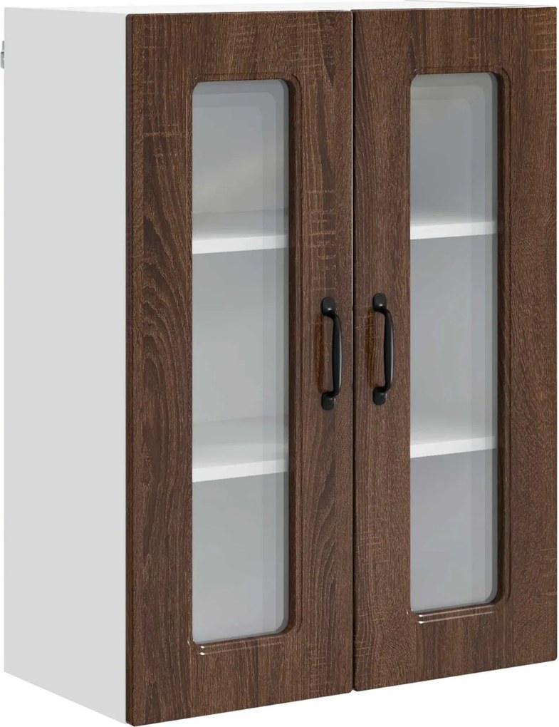 vidaXL Dulap de bucătărie Kalmar Stejar închis 60 x 31 x 80 cm