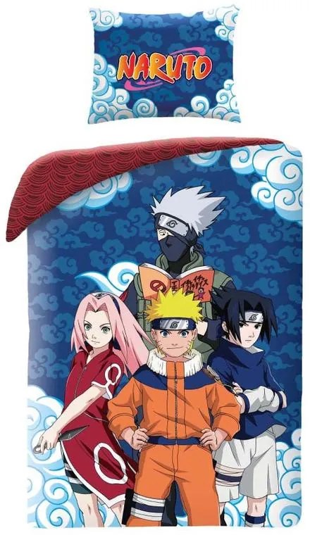 Naruto husa de pat 140×200cm, 70×90 cm