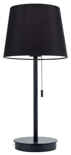 Lampă de masă cu port USB Orion LA 4-1205/1 LUDWIG 1xE27/40W/230V negru