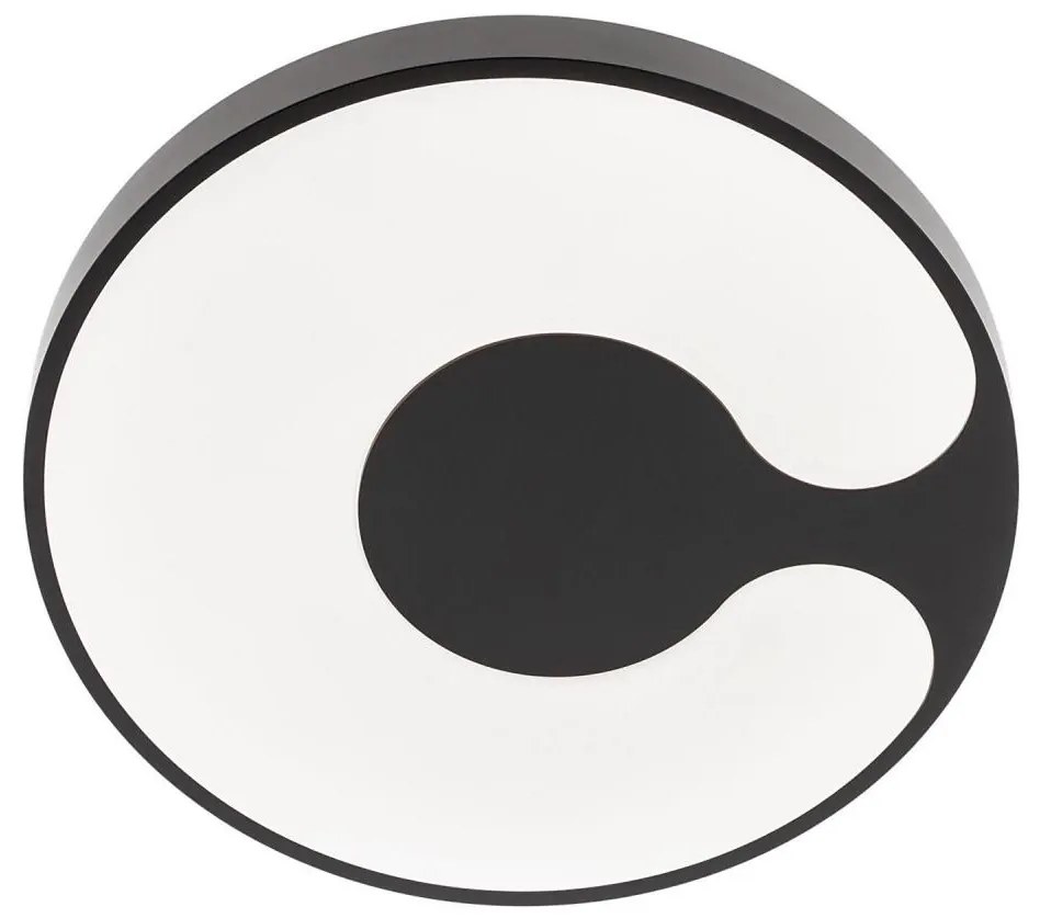 Redo 05-927 - Plafonieră LED RGBW BIGSI LED/48W/230V Ø 50 cm neagră + telecomandă