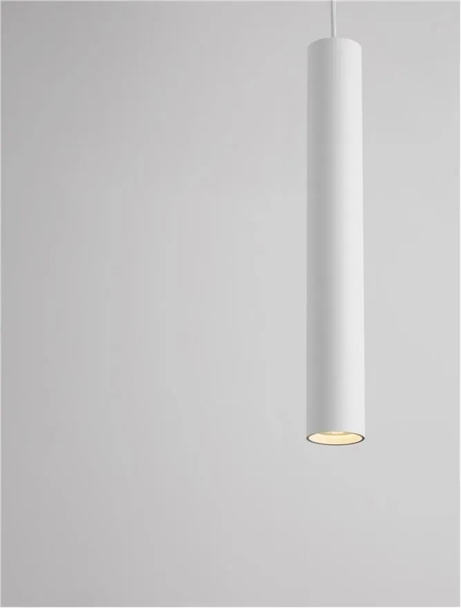 Pendul tubular design modern minimalist SEAWAVE, alb