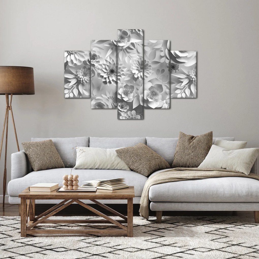 Tablou - Flori albe (150x105 cm)