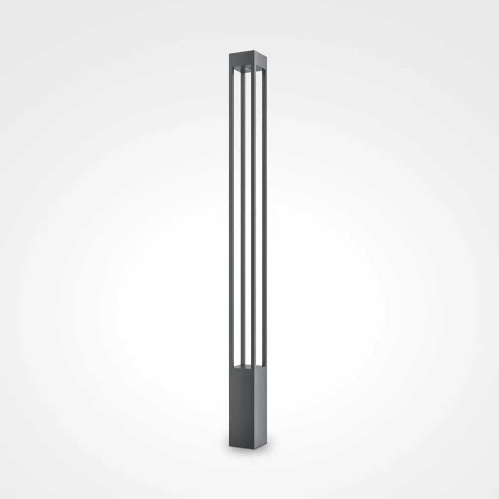 Stalp LED mediu pentru iluminat exterior IP65 Elbe grafit H-150cm