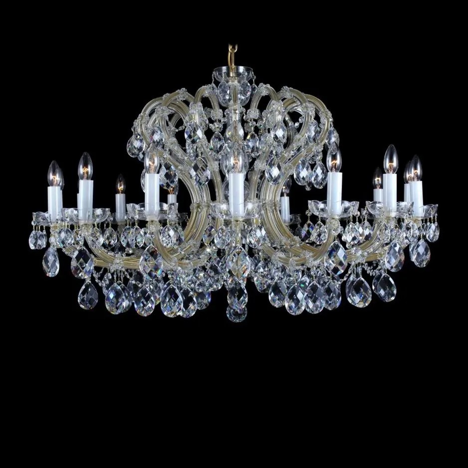 Candelabru Maria Theresa cu 16 brate, cristal Bohemia L14 004/16/1, F cut
