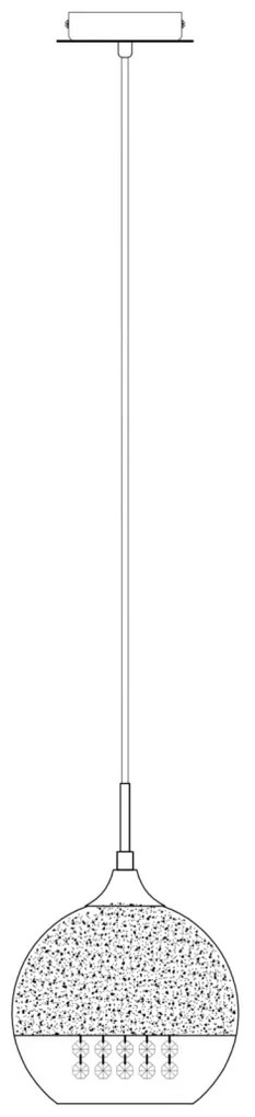 Pendul design modern Fermi MYP140-PL-110-1-G