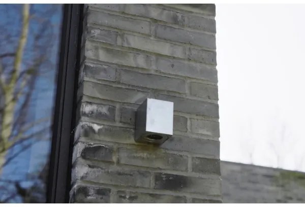 Nordlux - Aplica de perete LED pentru exterior CANTO, 2xLED/6W/230V, IP44, argintie