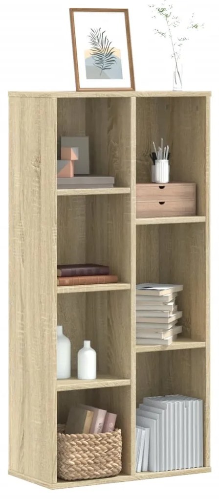 vidaXL Bibliotecă, stejar sonoma, 50x25x105 cm, lemn prelucrat