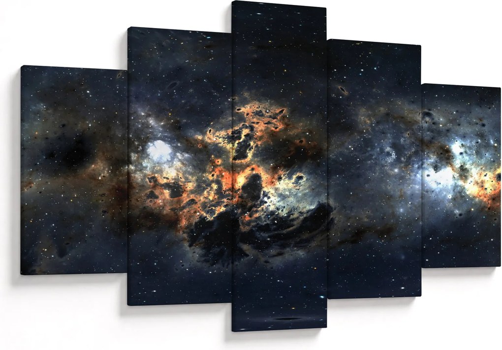 Tablou - Universul cu Nebula (150x105 cm)