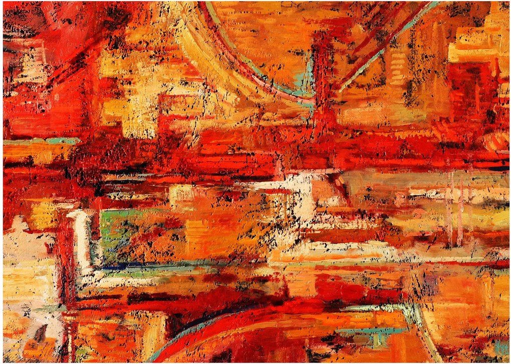 Tablou cu pictură pe pereți (70x50 cm)
