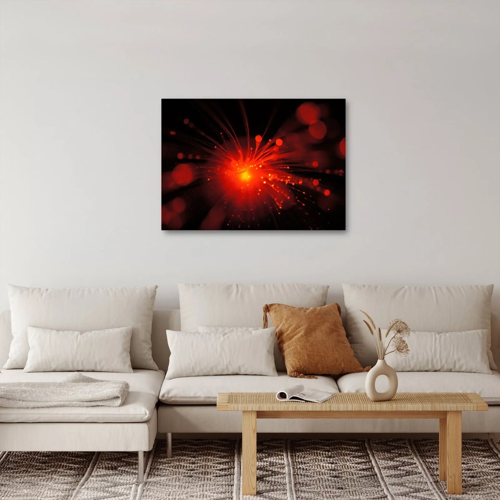 Tablou cu abstacție sclipire (70x50 cm)