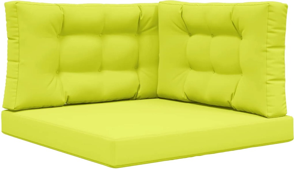 vidaXL Perna pentru canapea de exterior 3 pcs Verde Poliester