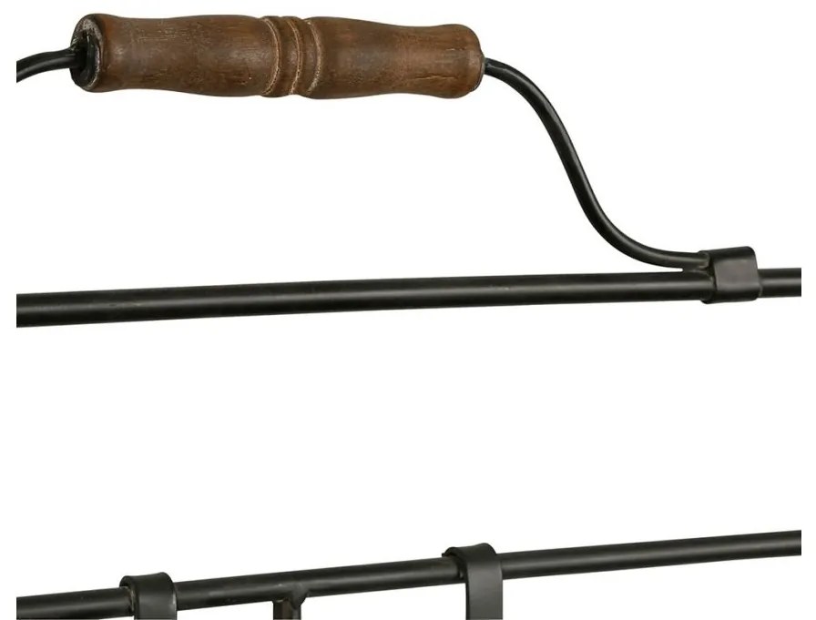 Raft de perete din metal si mesteacan, un cos, Reserve