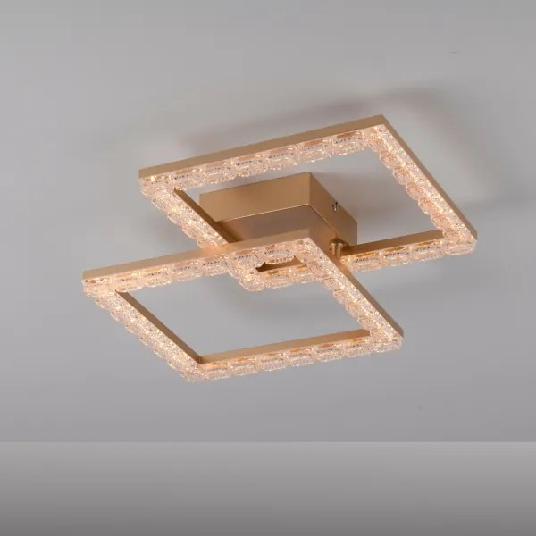 JUST LIGHT. 14732-60 - Plafonieră LED GLITRA LED/17,5W/230V aurie