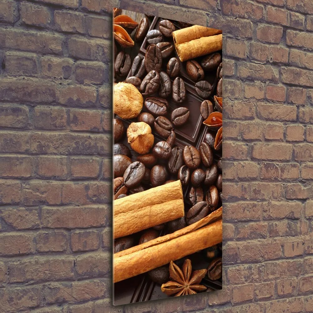 Imagine de sticlă Ciocolata neagra