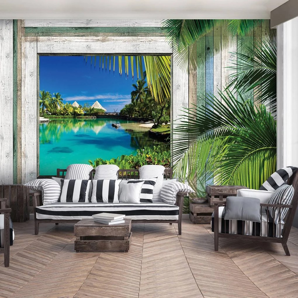 Fototapet - Plajă, mare, nisip (152,5x104 cm)