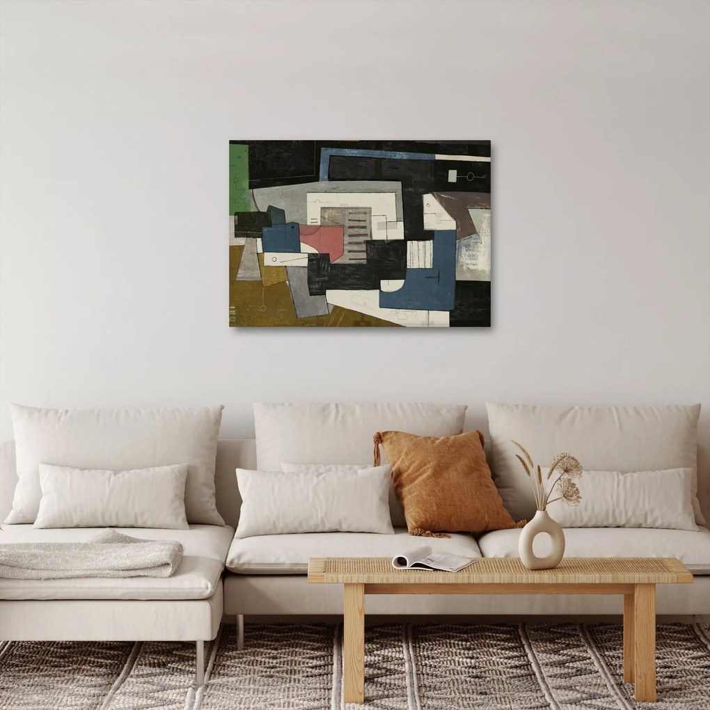 Tablou - Abstracție cubism (70x50 cm)