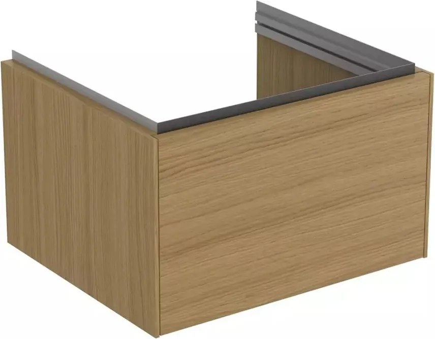 Dulap baza suspendat Ideal Standard Atelier Conca 1 sertar finisaj stejar deschis 60 cm