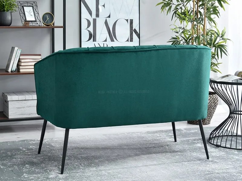 Canapea Etimee S (verde + negru). 1111400