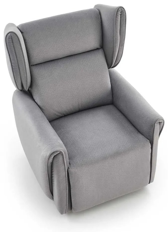 Scaun reclinabil Malone, gri