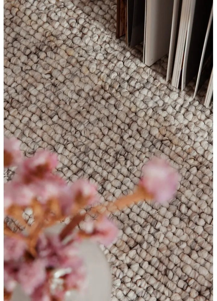 Covor gri/crem lavabil 80x150 cm Rocco Dark Cream – Elle Decoration