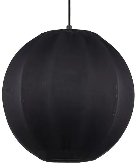 Lustră suspendată pe cablu DANA, 1xE27/15W/230V, Ø 25 cm, negru