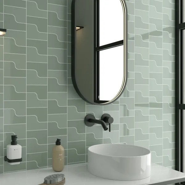 NIMCO ZPC 32002LVX-90-LED Oglindă de baie cu iluminare din spate 3000-6500K 80x40 cm IP44