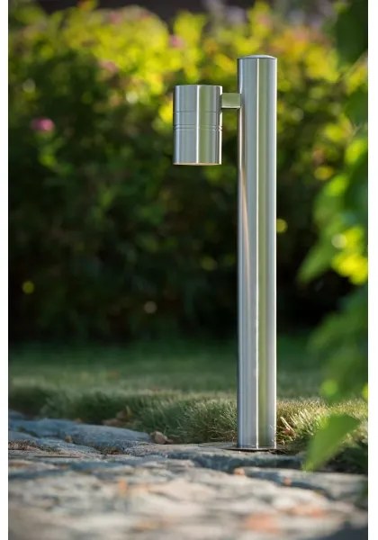 Lucide 14867/49/12 - Lampă exterior LED ARNE-LED 1xGU10/5W/230V crom mat