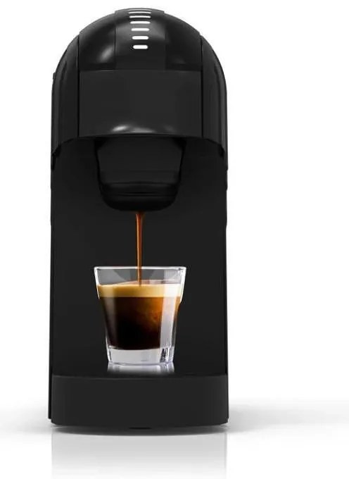 Espressor cu capsule 7in1 Crown CCM-1530B, 1400 W, 20 bar, 0.9 L, 7 adaptoare, Indicatoare LED, Controlul lungimii cafelei, Negru