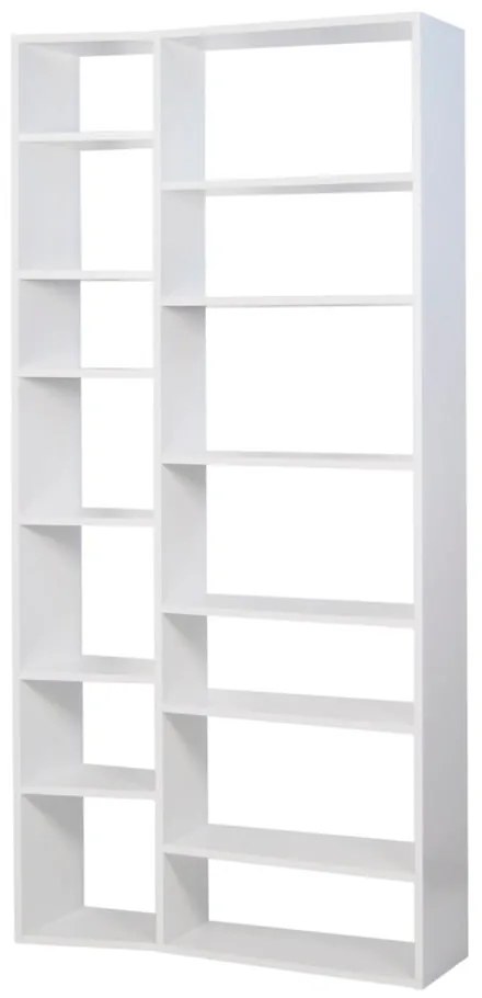 Bibliotecă albă 108x224 cm Valsa – TemaHome