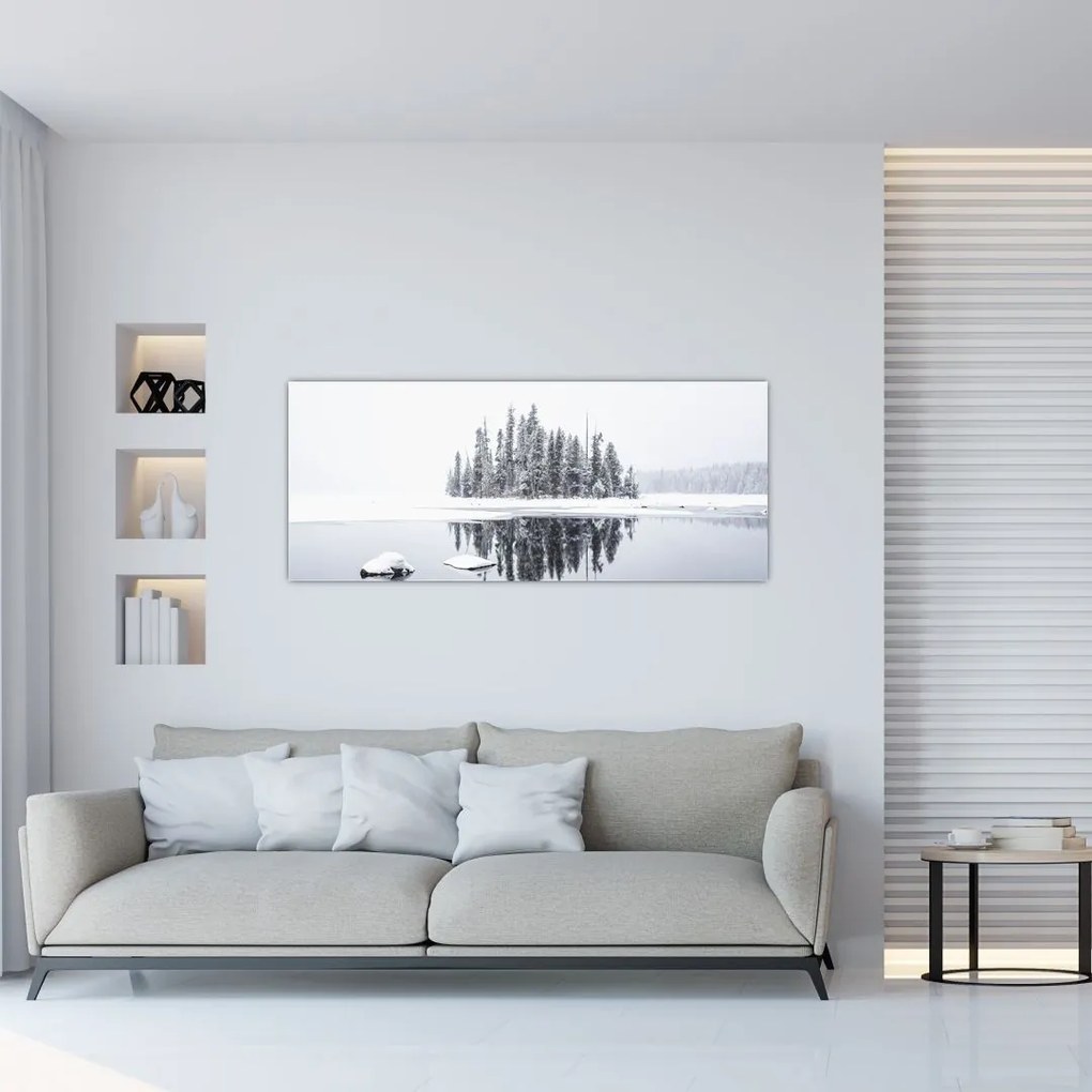 Tablou - A fost alb (120x50 cm)