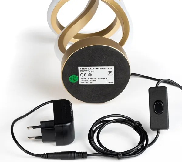 Lampă LED de masă ONLI KIRA LED/12W/230V 4000K 38,5 cm auriu