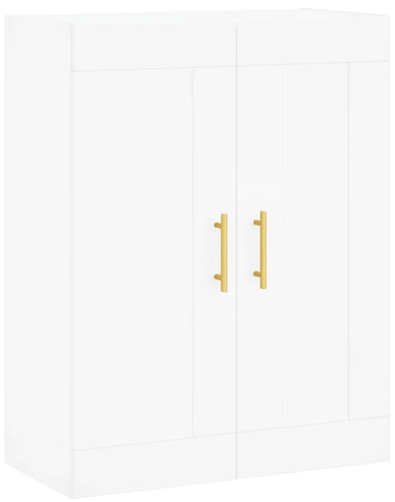 vidaXL Dulap montat pe perete, alb, 69,5x34x90 cm, lemn prelucrat