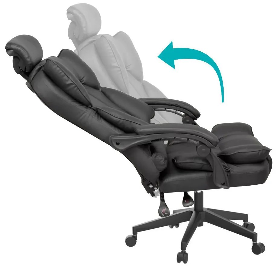 Scaun rotativ directorial Lux-negru