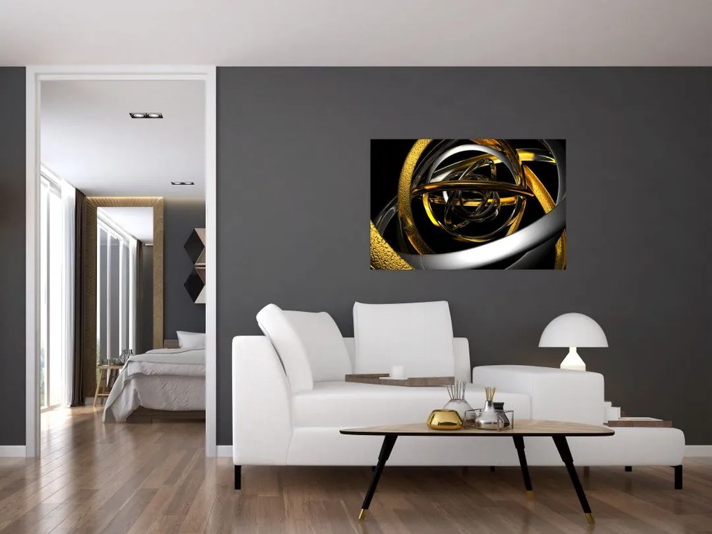 Tabloucu abstracție modernă (90x60 cm)