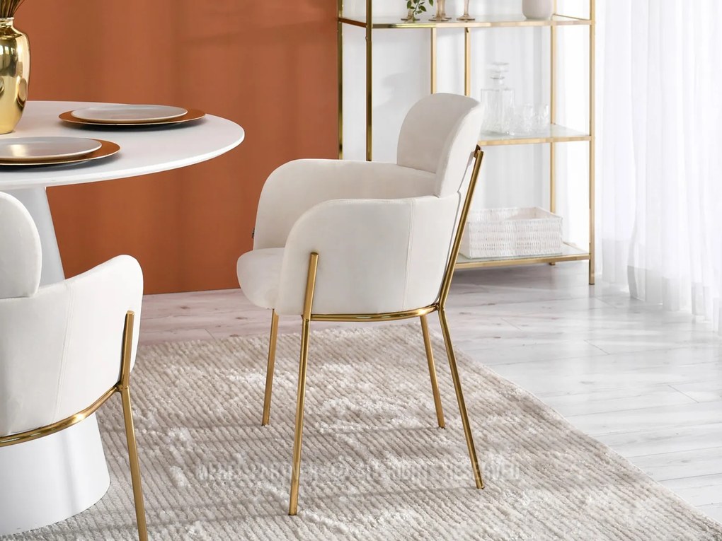 Scaun Baggie K (crem + auriu). Promo -14%. 1110949