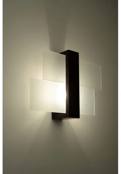 Aplică perete FENIKS 1 1xE27/60W/230V wenge