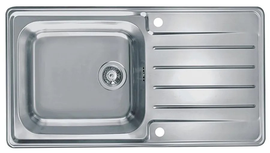 Chiuveta inox Alveus Praktik 100 Satin 98x50 cm