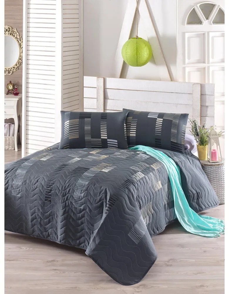 Set cuvertură și 2 huse de pernă Mijolnir Tracy, 200 x 220 cm