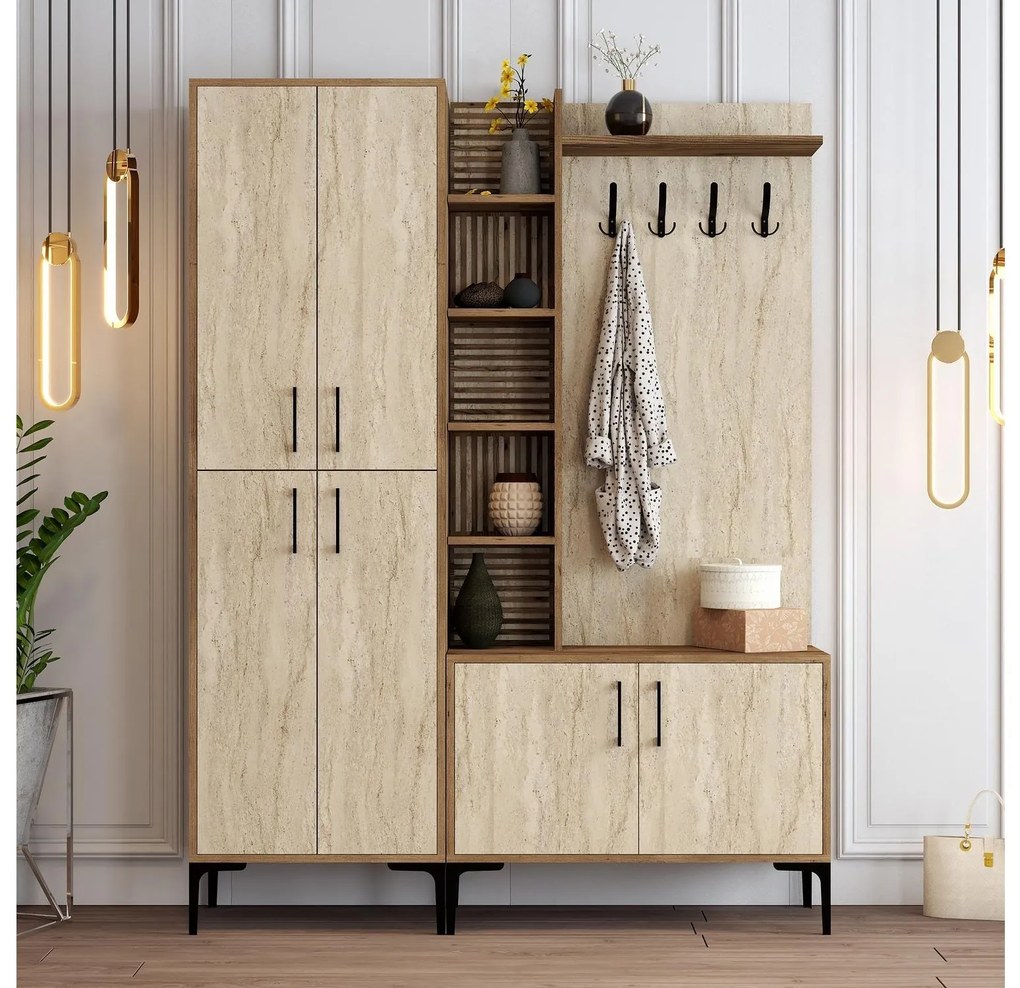 Mobilier hol Valery 3 (nuc + travertin). 1101337